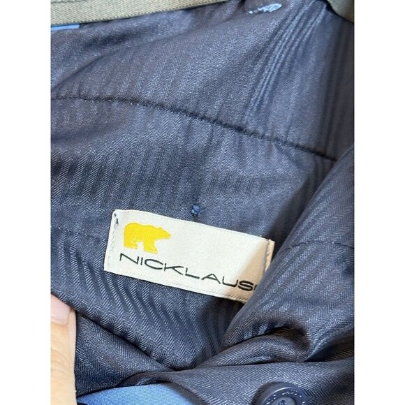 JACK NICKLAUS Golf Shorts Men's Printed Size 30 Flat Front Blue Pockets Comfort - Picture 7 of 9